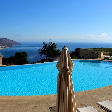 Taormina Bella Vista Apartment In Center With Pool By Taormina Holidays Luaran gambar